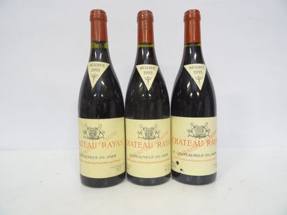 3 B CHÂTEAUNEUF-DU-PAPE Rouge 1995 Château...