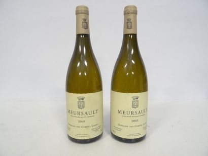 2 B MEURSAULT 2003 Comtes Lafon (étiquettes...