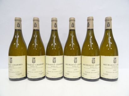 6 B MEURSAULT-CHARMES (1° Cru) 2001 Comtes...