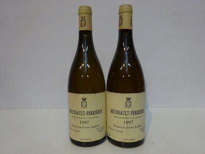 2 B MEURSAULT-PERRIERES (1° Cru) 1997 Comtes...