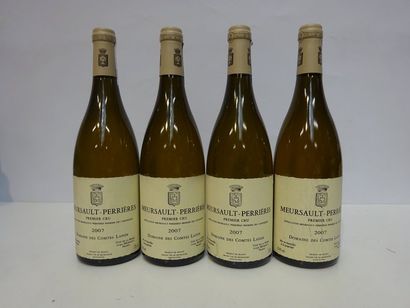 4 B MEURSAULT-PERRIERES (1° Cru) 2007 Comtes...