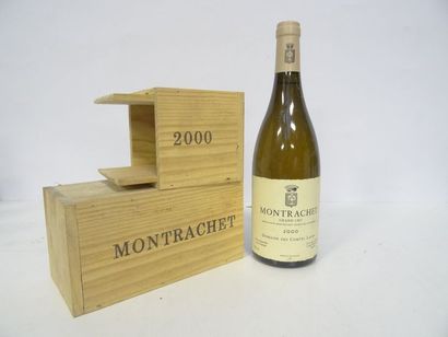 1 B MONTRACHET (Grand Cru) (Caisse Bois d'origine)...