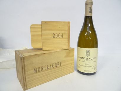 1 B MONTRACHET (Grand Cru) (Caisse Bois d'origine)...