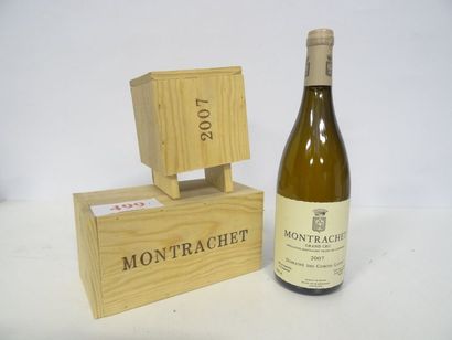 1 B MONTRACHET (Grand Cru) (Caisse Bois d'origine)...