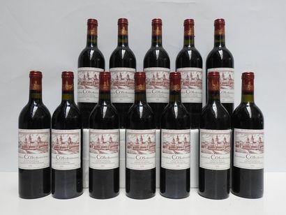12 B CHÂTEAU COS D'ESTOURNEL (Caisse Bois...