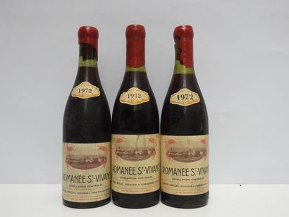 3 B ROMANEE-SAINT-VIVANT (Grand Cru) 1972...