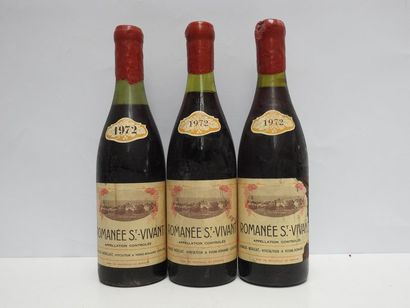 3 B ROMANEE-SAINT-VIVANT (Grand Cru) 1972...