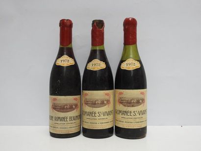 2 B ROMANEE-SAINT-VIVANT (Grand Cru) 1972...