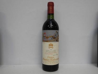 1 B CHÂTEAU MOUTON ROTHSCHILD 1981 GCC1 Pauillac...