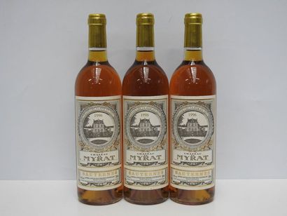 3 B CHÂTEAU DE MYRAT 1996 C2 Sauternes (1...