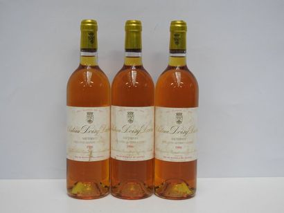 3 B CHÂTEAU DOISY-DAENE 1996 C2 Sauternes...