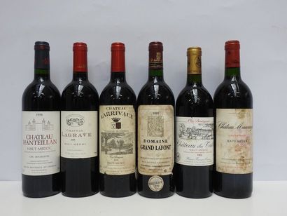 1 B CHÂTEAU HANTEILLAN 1998 Haut-Médoc (étiquette...