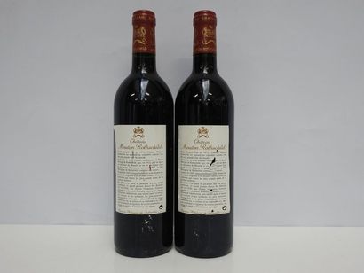 2 B CHÂTEAU MOUTON ROTHSCHILD 1992 GCC1 Pauillac...