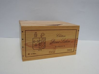6 B CHÂTEAU PRIEURE LICHINE (Caisse Bois...