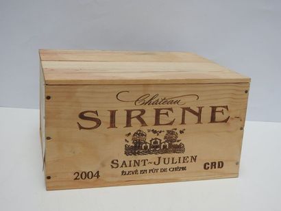 6 B CHÂTEAU SIRENE (Caisse Bois d'origine)...