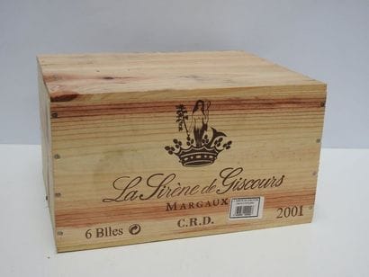 6 B LA SIRENE DE GISCOURS (Caisse Bois d'origine)...