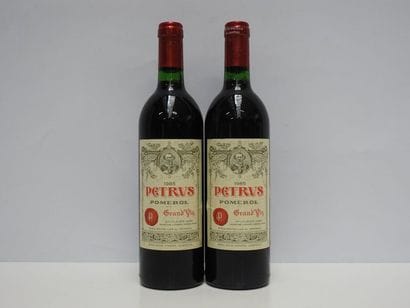 2 B PETRUS 1985 Pomerol (quelques marques...