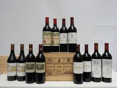 CAISSE BOIS BORDEAUX PRIMEURS de 12 bouteilles...