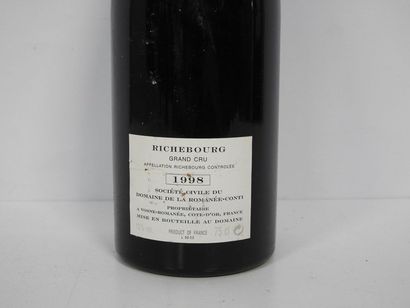 1 B RICHEBOURG (Grand Cru) 1998 Domaine de...