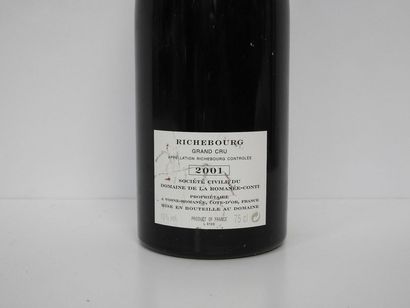 1 B RICHEBOURG (Grand Cru) 2001 Domaine de...