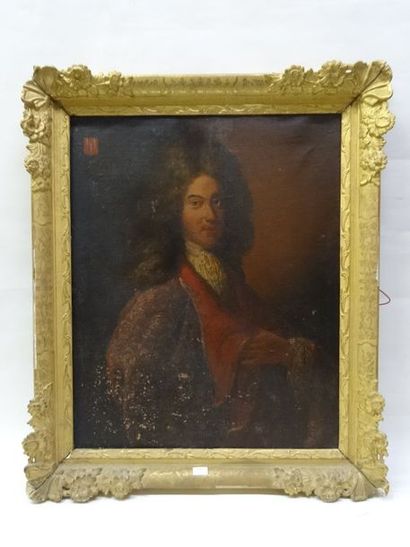 Ecole française vers 1700, portrait d'homme,...
