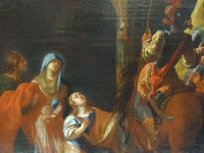 Ecole ALLEMANDE vers 1700 La crucifixion...