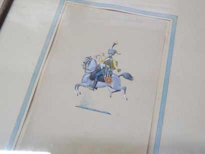 Sébastien LAURENT (XXe), Lot de huit dessins...