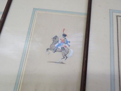 Sébastien LAURENT (XXe), Lot de huit dessins...