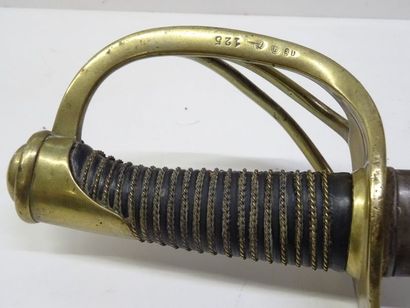Sabre de cavalerie légère modèle 1822 transformé...