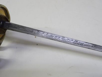 Sabre de cavalerie légère modèle 1822 transformé...