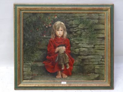 JAMMET CLaude, enfant, Hsc, 57 x 68 cm