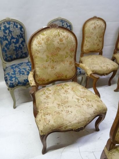 Mobilier de salon à dossier plat en bois...