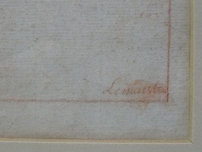 LEMAISTRE Portrait d'homme de 3/4 
