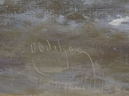 GODCHAUX Marine, Hst sbg, 73 x 100 cm (nombreux...