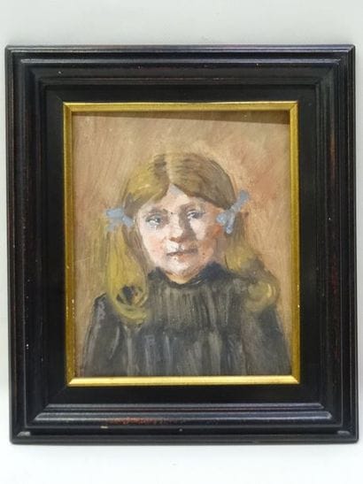 Ecole française du XXe siècle, portrait de...