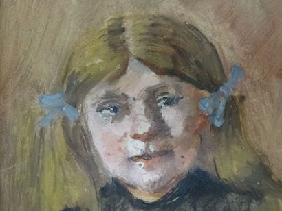 Ecole française du XXe siècle, portrait de...