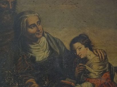 Ecole Franco-allemande du XVIIe siècle, scène...