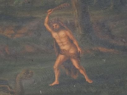 Ecole naïve du XVIIe / XVIIIe siècle, satyres...