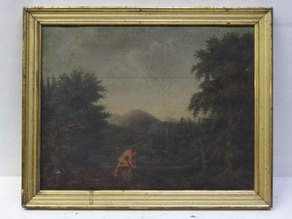 Ecole naïve du XVIIe / XVIIIe siècle, satyres...