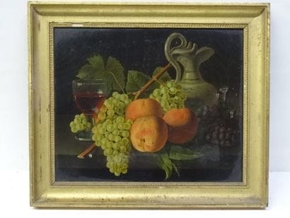Ecole française du XIXe siècle, nature morte...
