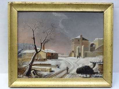 Ecole Française du XIXe siècle, Paysage de...