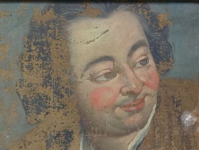 Ecole française du XVIIIe siècle, Deux personnages,...