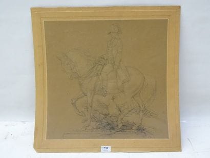 Sebastien LAURENT (XXe) L'Empereur à cheval,...