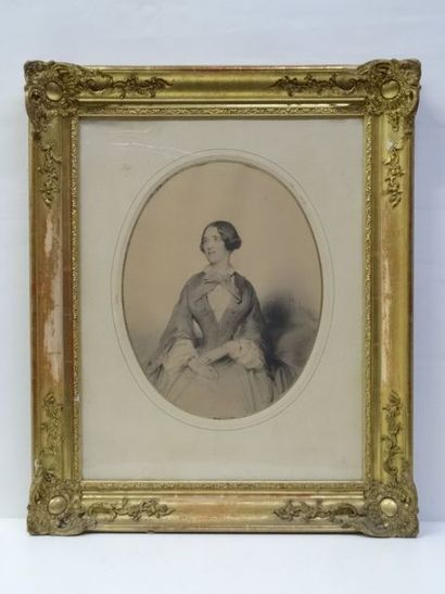 Ecole française du XIXe siècle, portrait...