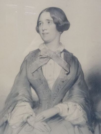 Ecole française du XIXe siècle, portrait...