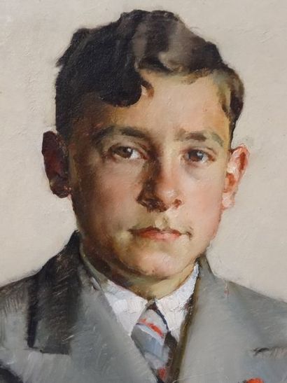 THESONNIER Portrait d'Ernest Cristal et de...