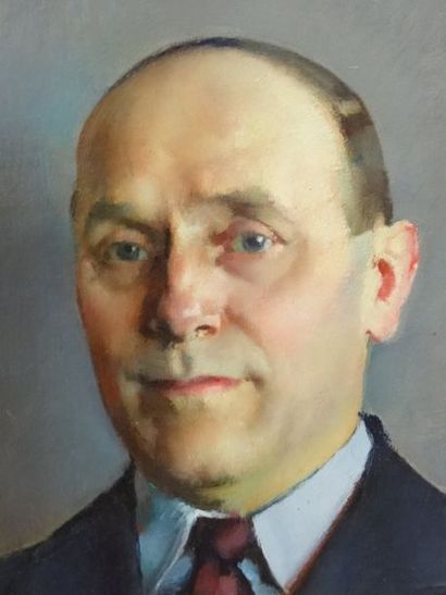 THESONNIER Portrait d'Ernest Cristal et de...