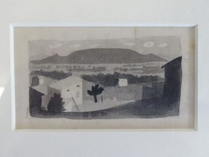 HUGO Jean

Vallée du Rhône,

dessin à l'encre...