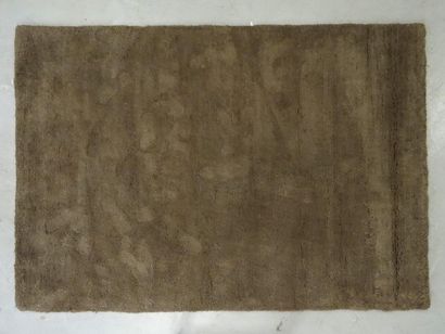 Tapis à poils longs coloris marron

200 x...
