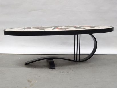 BARROIS (XXe)

Table basse en fer forgé de...